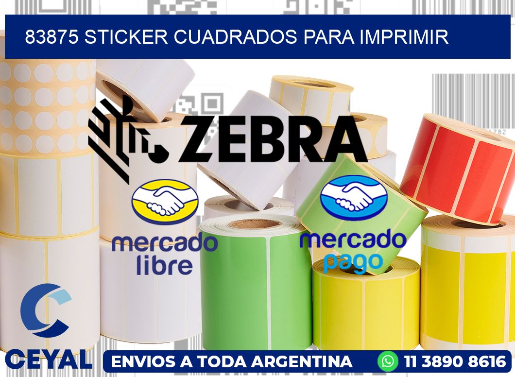 83875 STICKER CUADRADOS PARA IMPRIMIR
