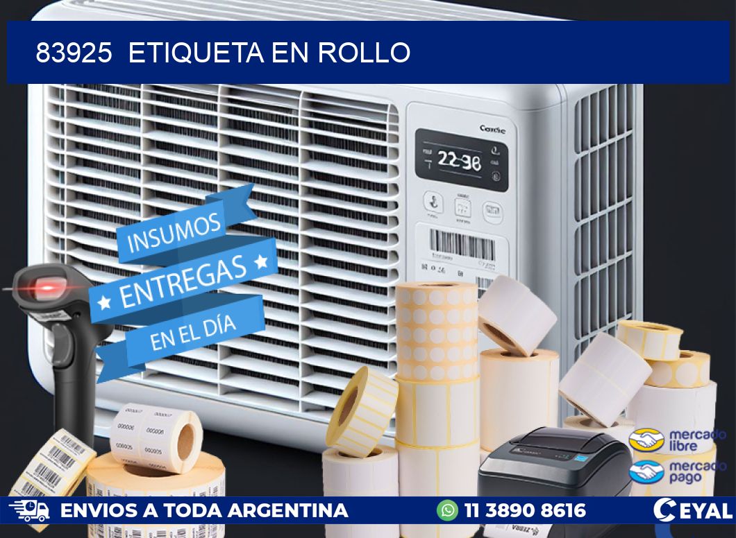 83925 etiqueta en rollo