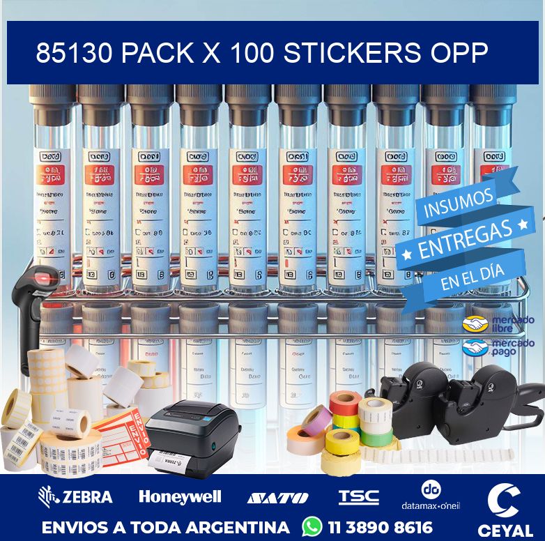85130 PACK X 100 STICKERS OPP
