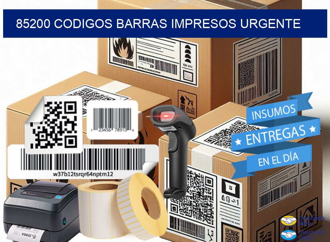 85200 CODIGOS BARRAS IMPRESOS URGENTE