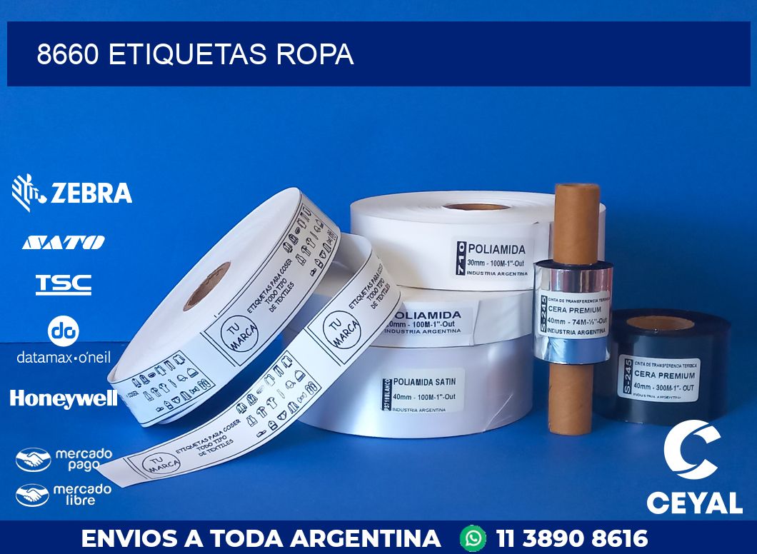 8660 ETIQUETAS ROPA