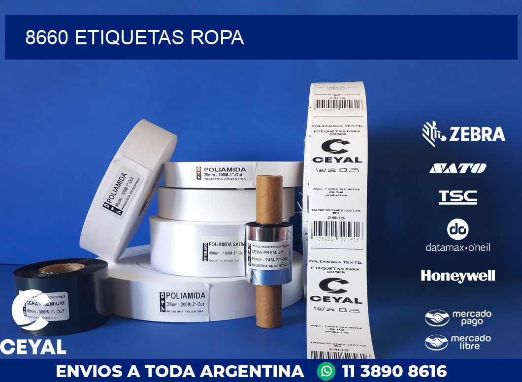 8660 ETIQUETAS ROPA