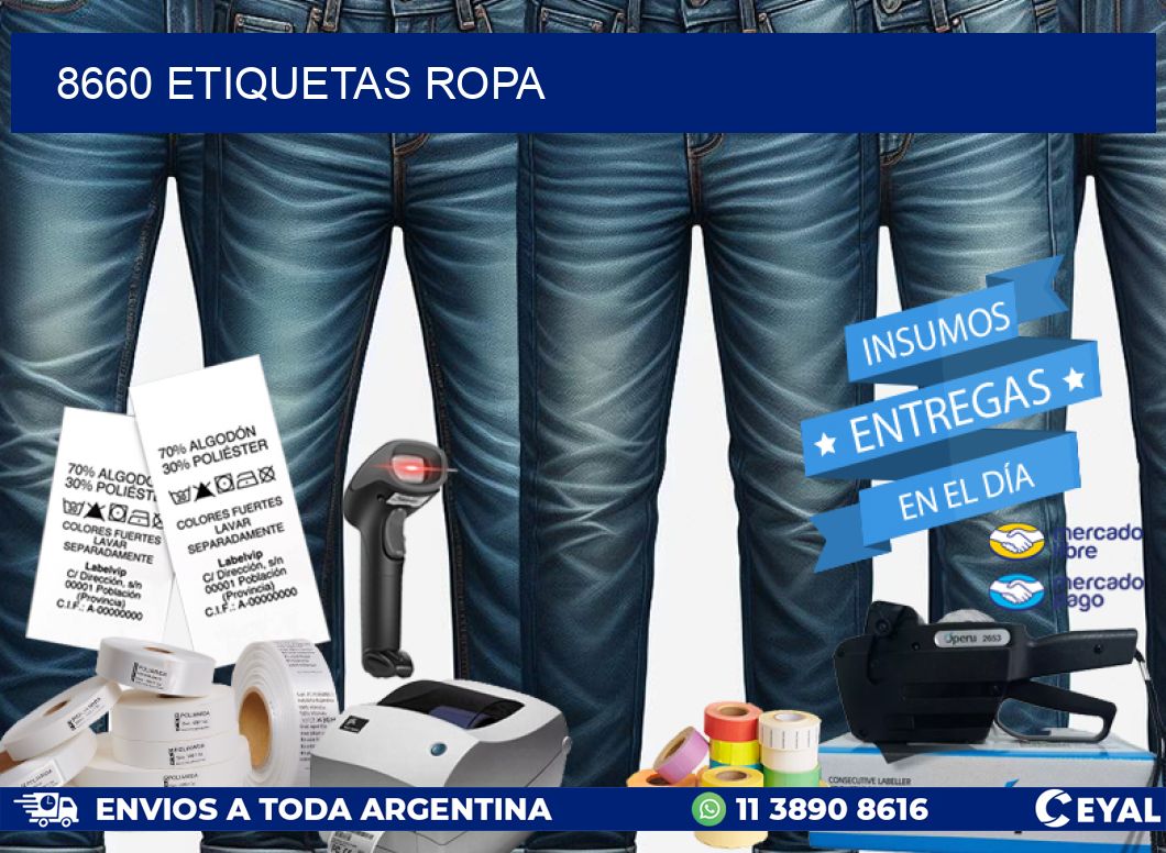 8660 ETIQUETAS ROPA