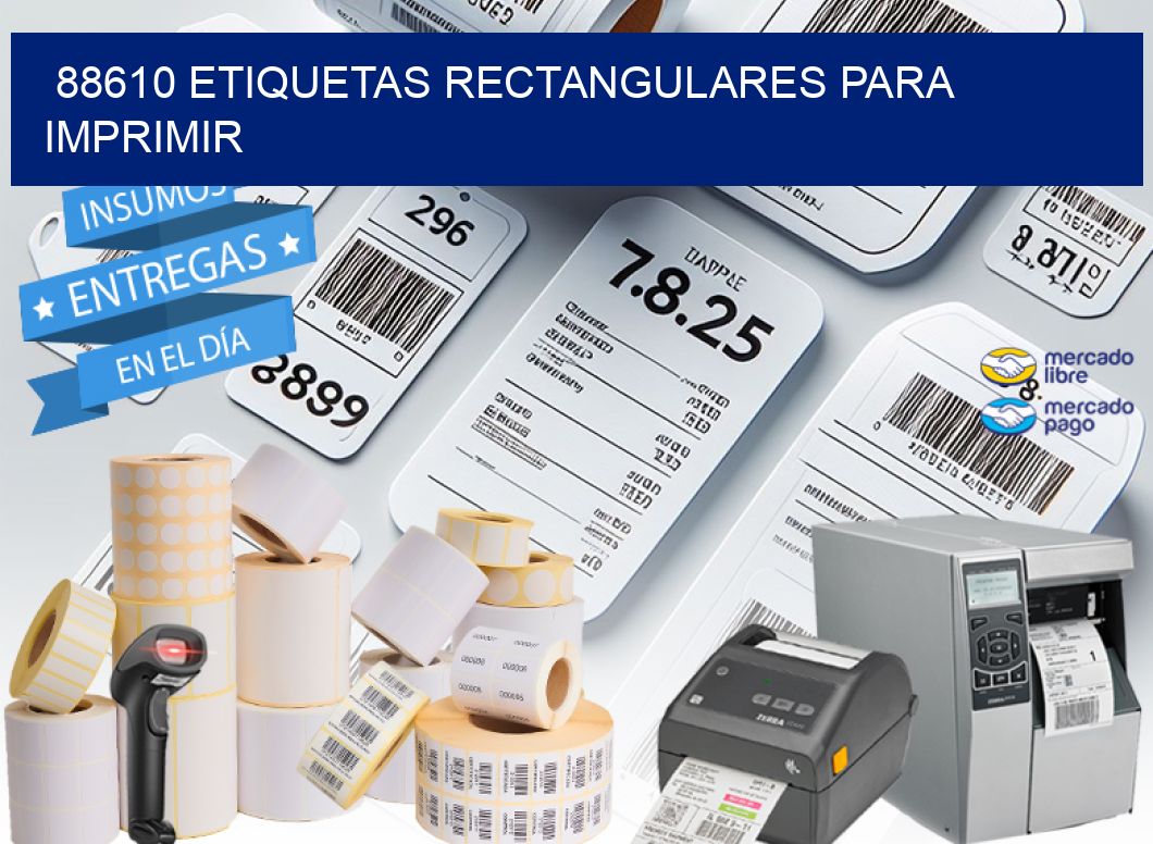 88610 etiquetas rectangulares para imprimir