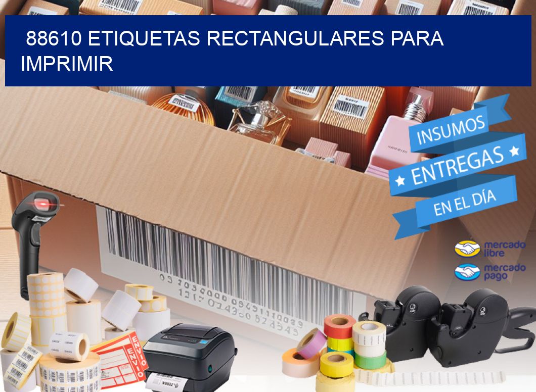 88610 etiquetas rectangulares para imprimir
