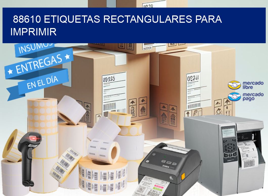 88610 etiquetas rectangulares para imprimir