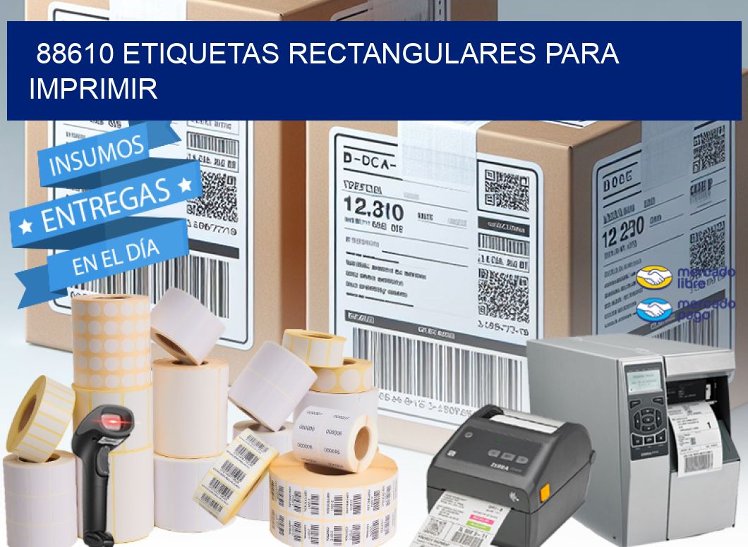 88610 etiquetas rectangulares para imprimir