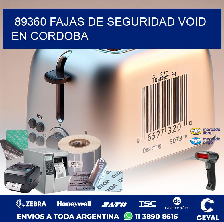 89360 FAJAS DE SEGURIDAD VOID EN CORDOBA