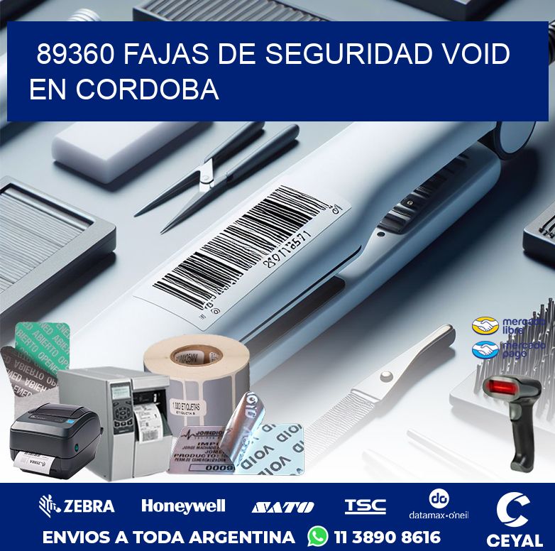 89360 FAJAS DE SEGURIDAD VOID EN CORDOBA