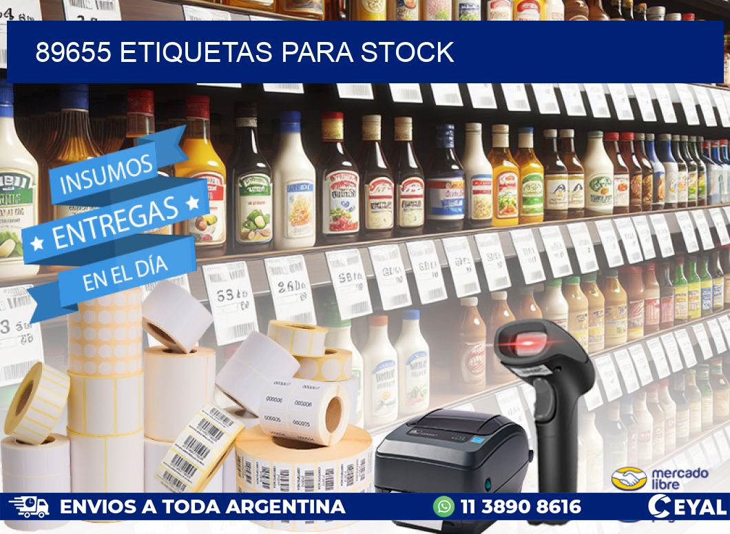 89655 ETIQUETAS PARA STOCK