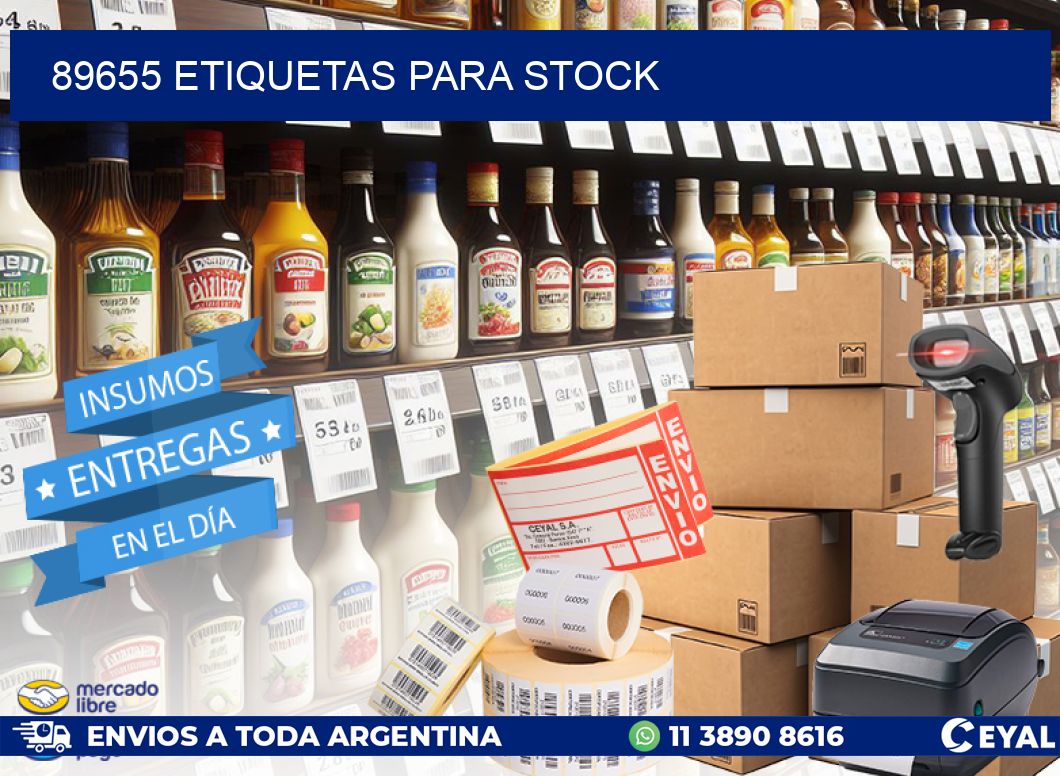 89655 ETIQUETAS PARA STOCK