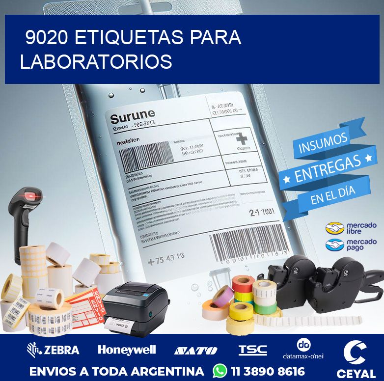9020 ETIQUETAS PARA LABORATORIOS