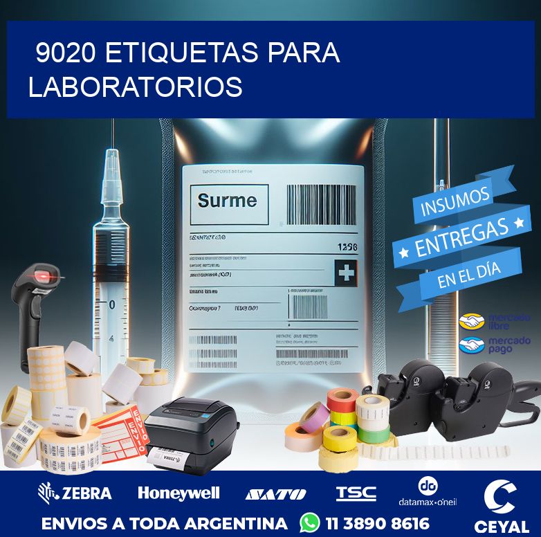 9020 ETIQUETAS PARA LABORATORIOS
