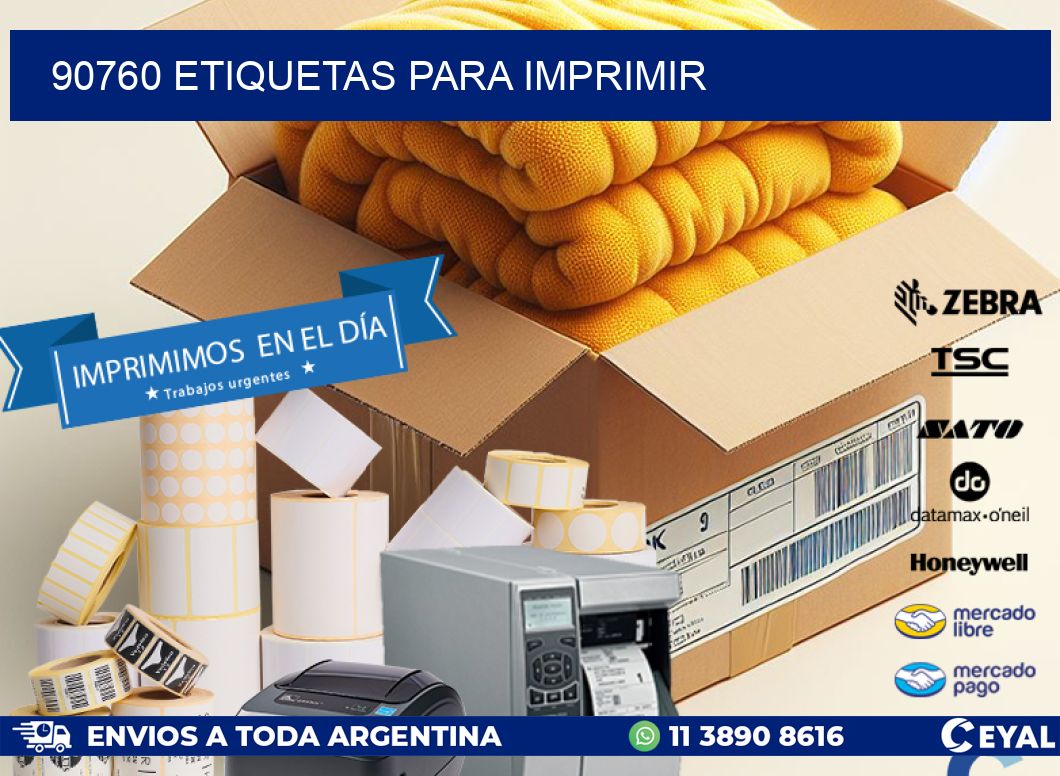 90760 etiquetas para imprimir