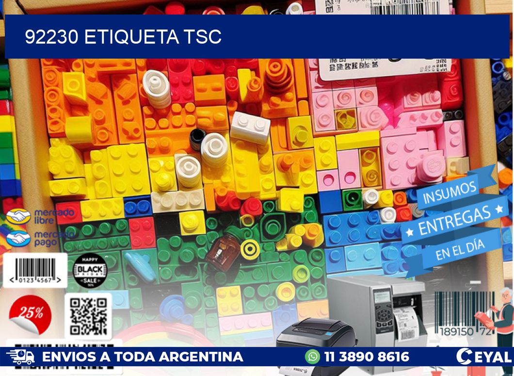 92230 etiqueta tsc