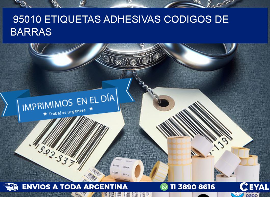 95010 etiquetas adhesivas codigos de barras
