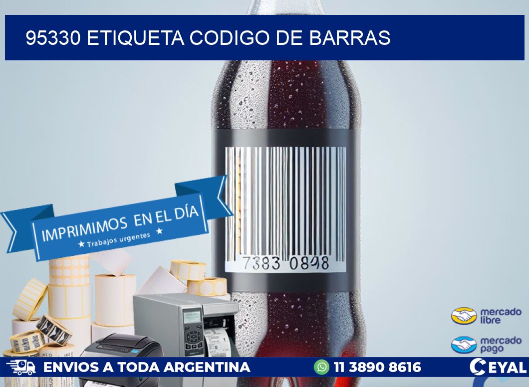 95330 etiqueta codigo de barras