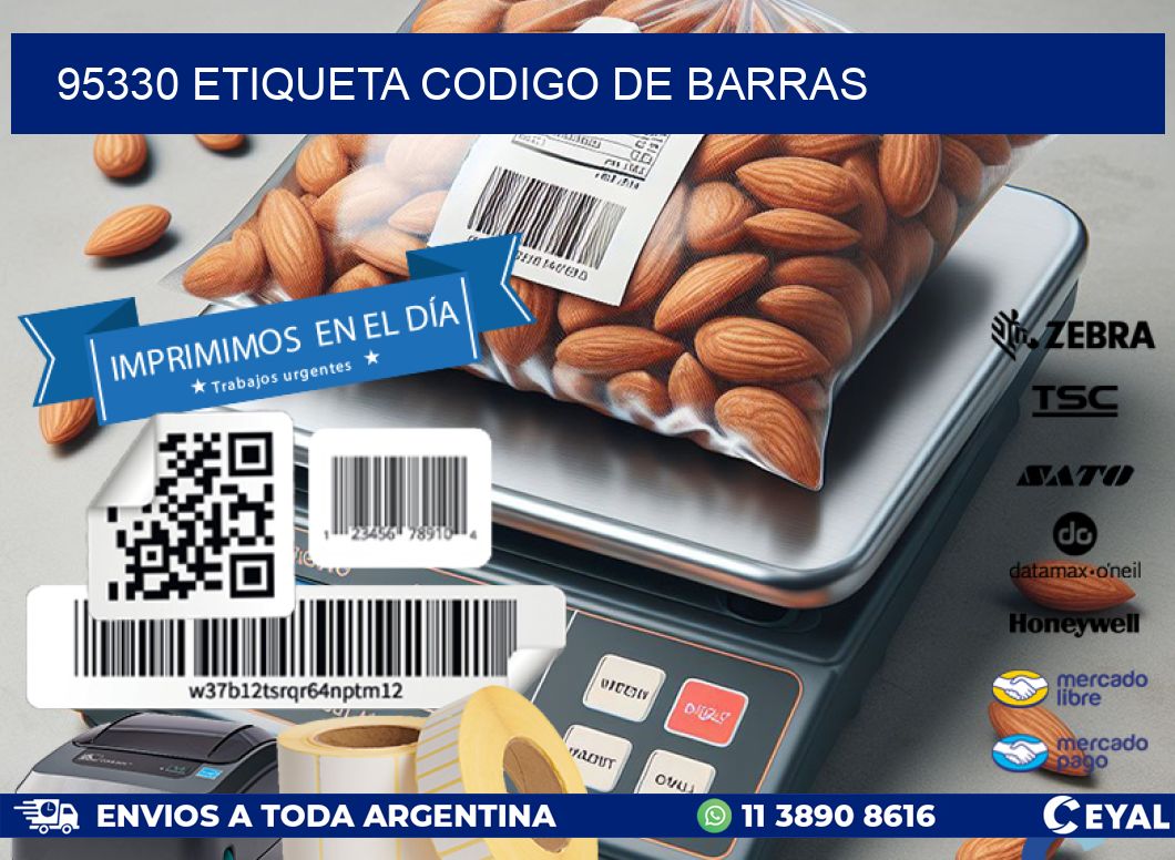 95330 etiqueta codigo de barras