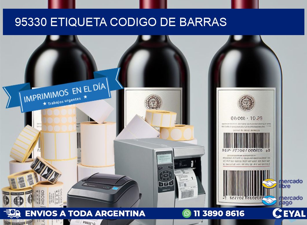 95330 etiqueta codigo de barras