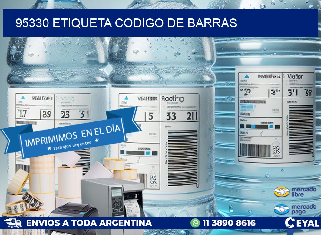 95330 etiqueta codigo de barras