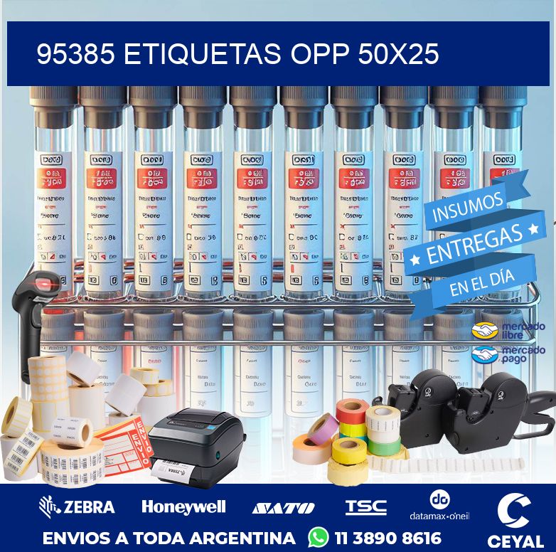 95385 ETIQUETAS OPP 50X25