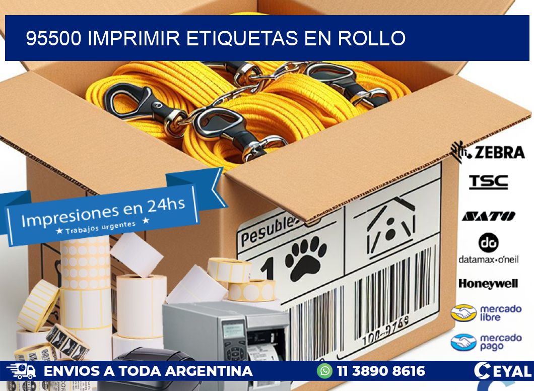 95500 imprimir etiquetas en rollo