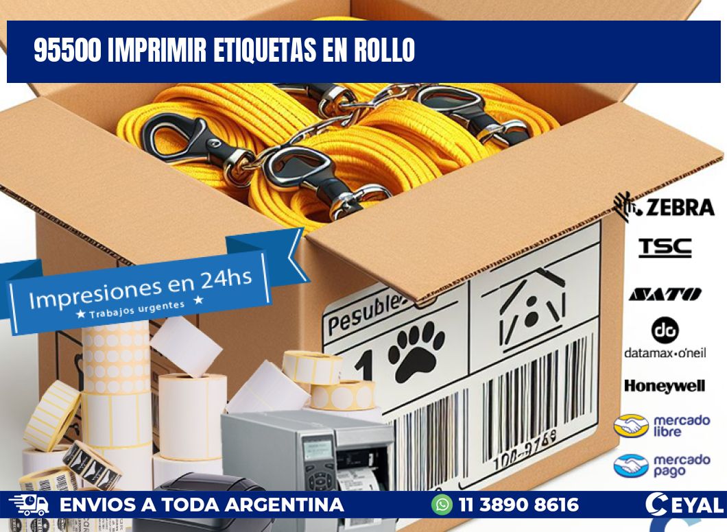 95500 imprimir etiquetas en rollo