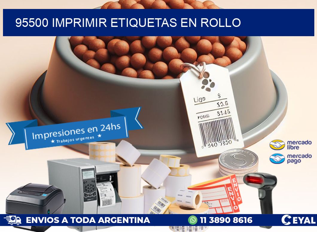 95500 imprimir etiquetas en rollo