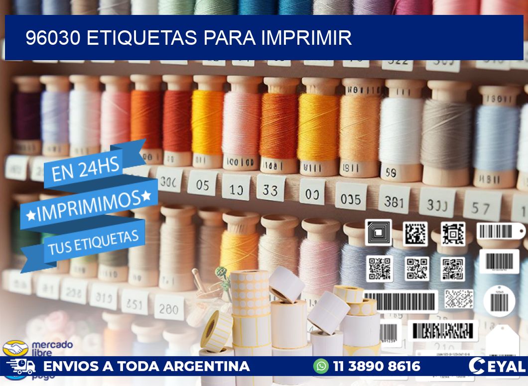 96030 ETIQUETAS PARA IMPRIMIR
