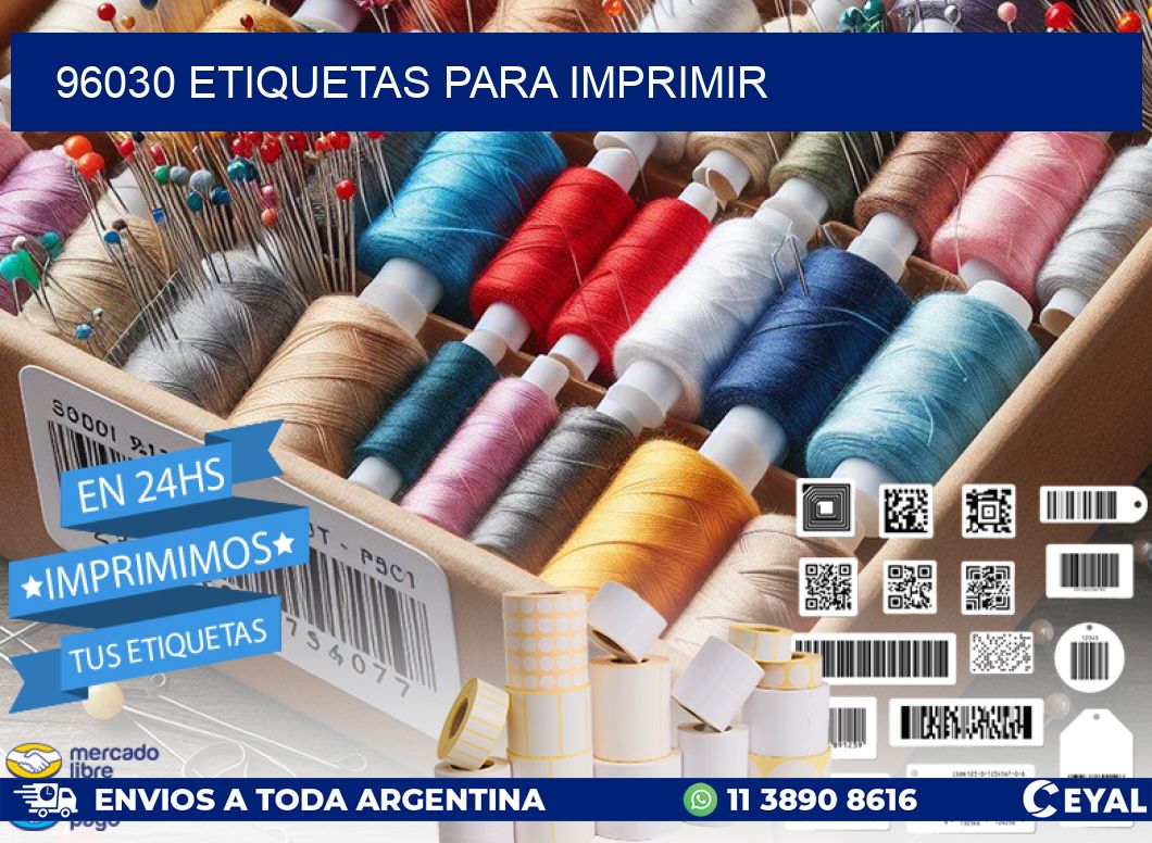 96030 ETIQUETAS PARA IMPRIMIR