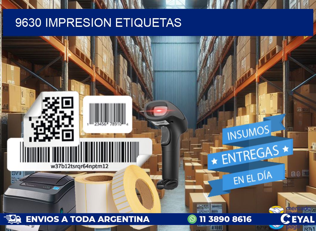 9630 impresion etiquetas