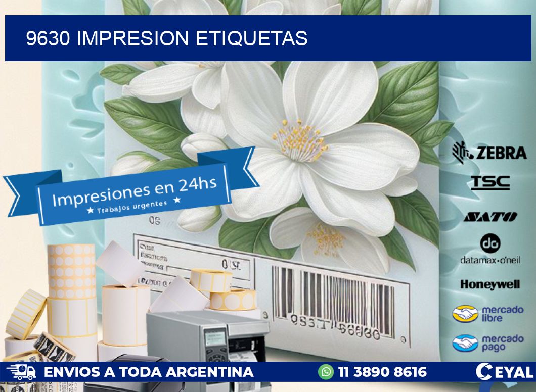 9630 impresion etiquetas