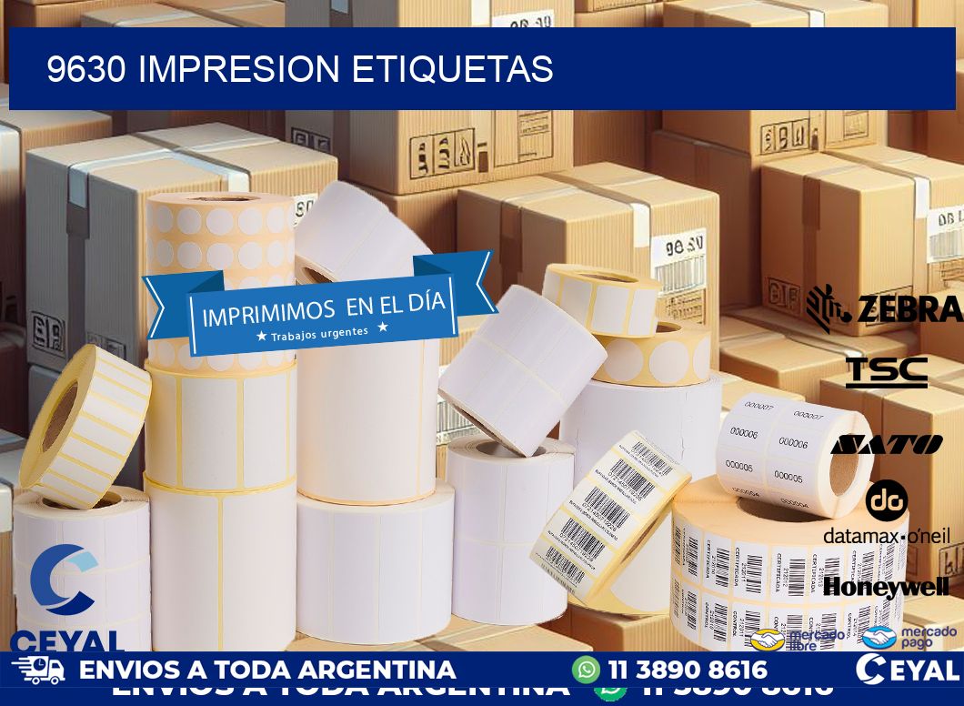 9630 impresion etiquetas