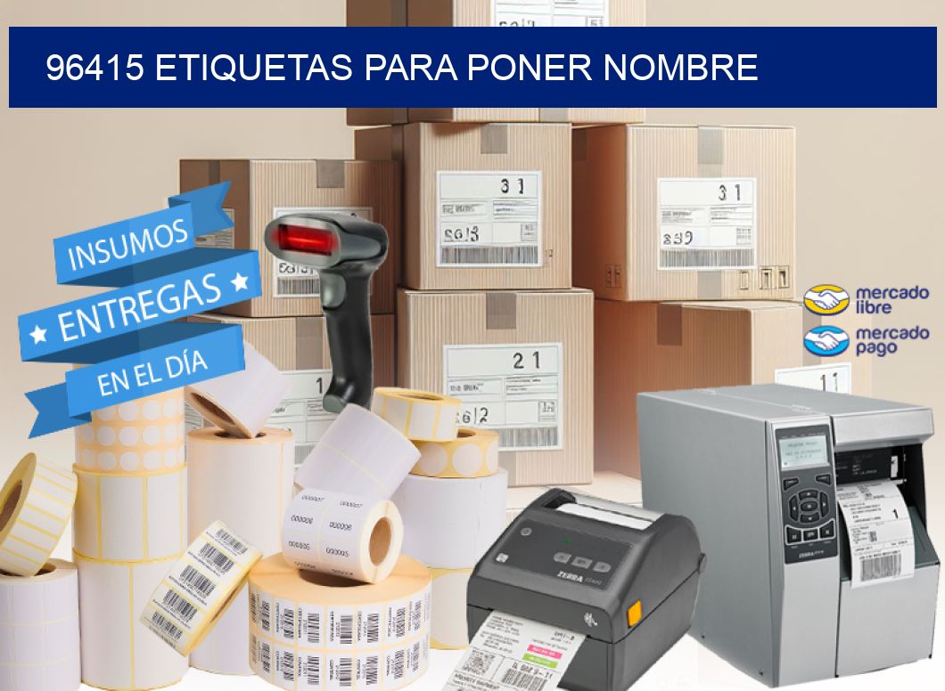 96415 ETIQUETAS PARA PONER NOMBRE