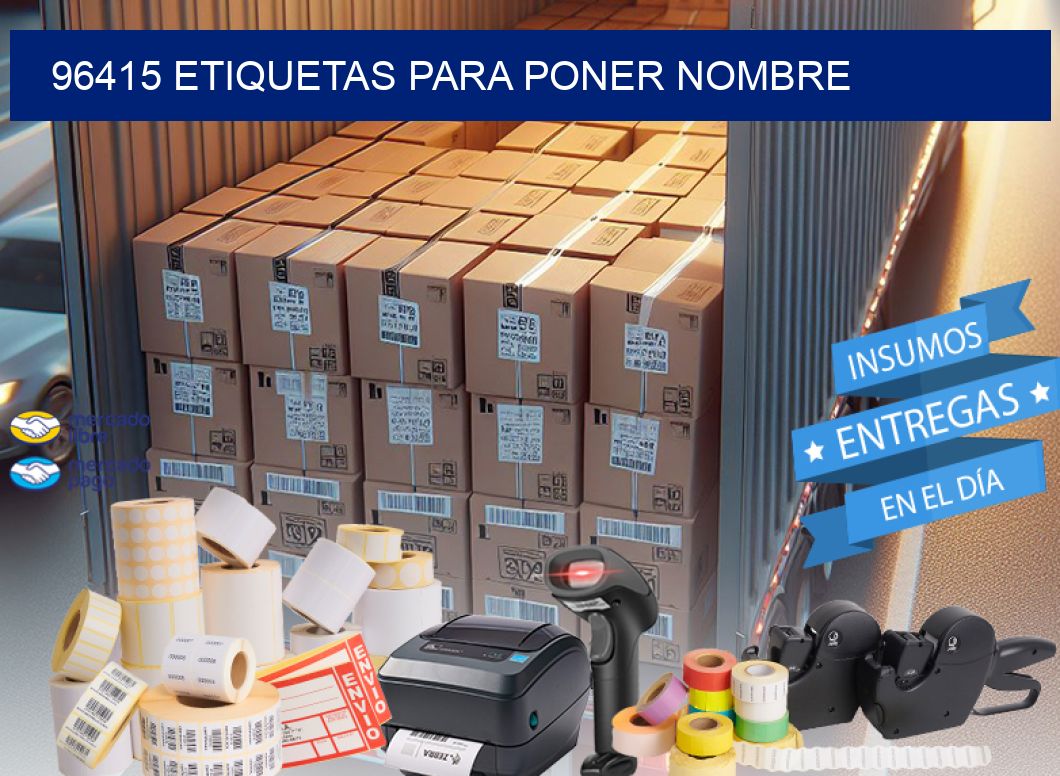 96415 ETIQUETAS PARA PONER NOMBRE