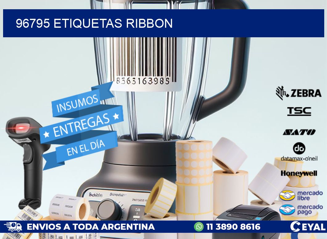 96795 ETIQUETAS RIBBON