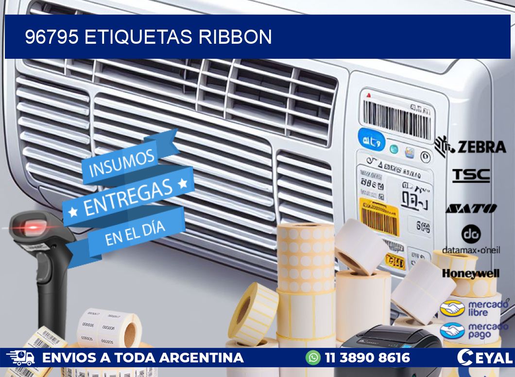 96795 ETIQUETAS RIBBON
