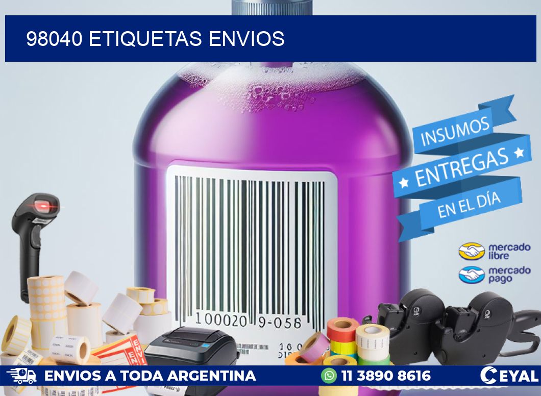 98040 Etiquetas envios