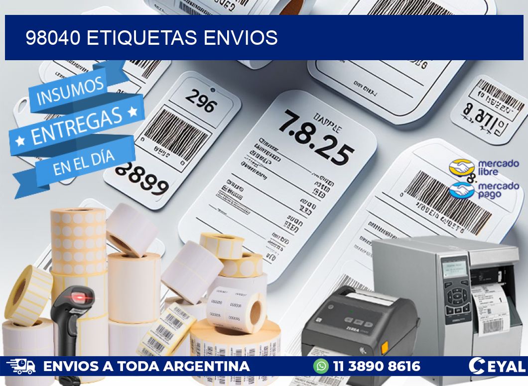 98040 Etiquetas envios