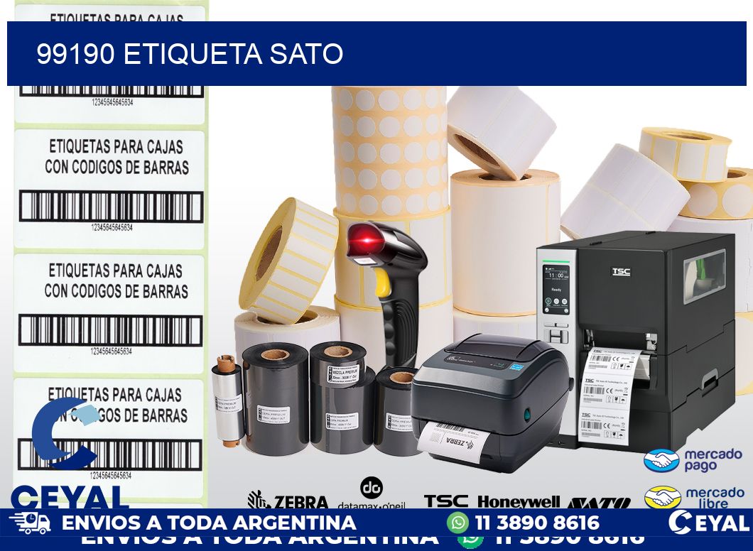 99190 etiqueta sato
