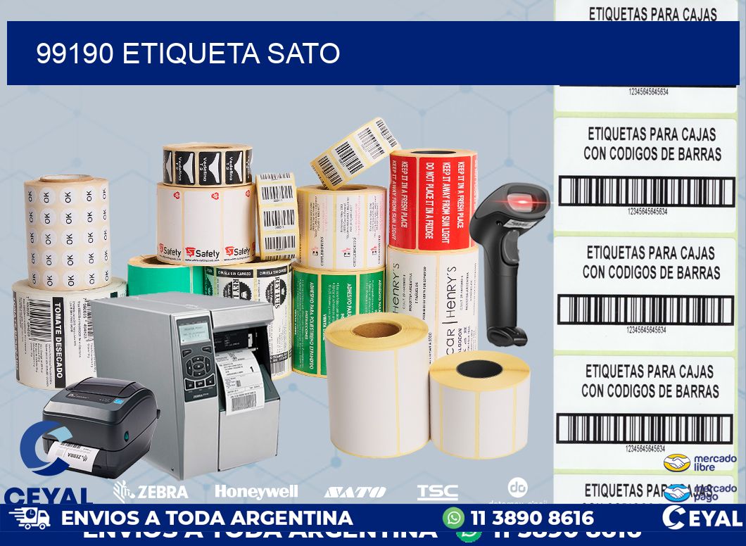 99190 etiqueta sato