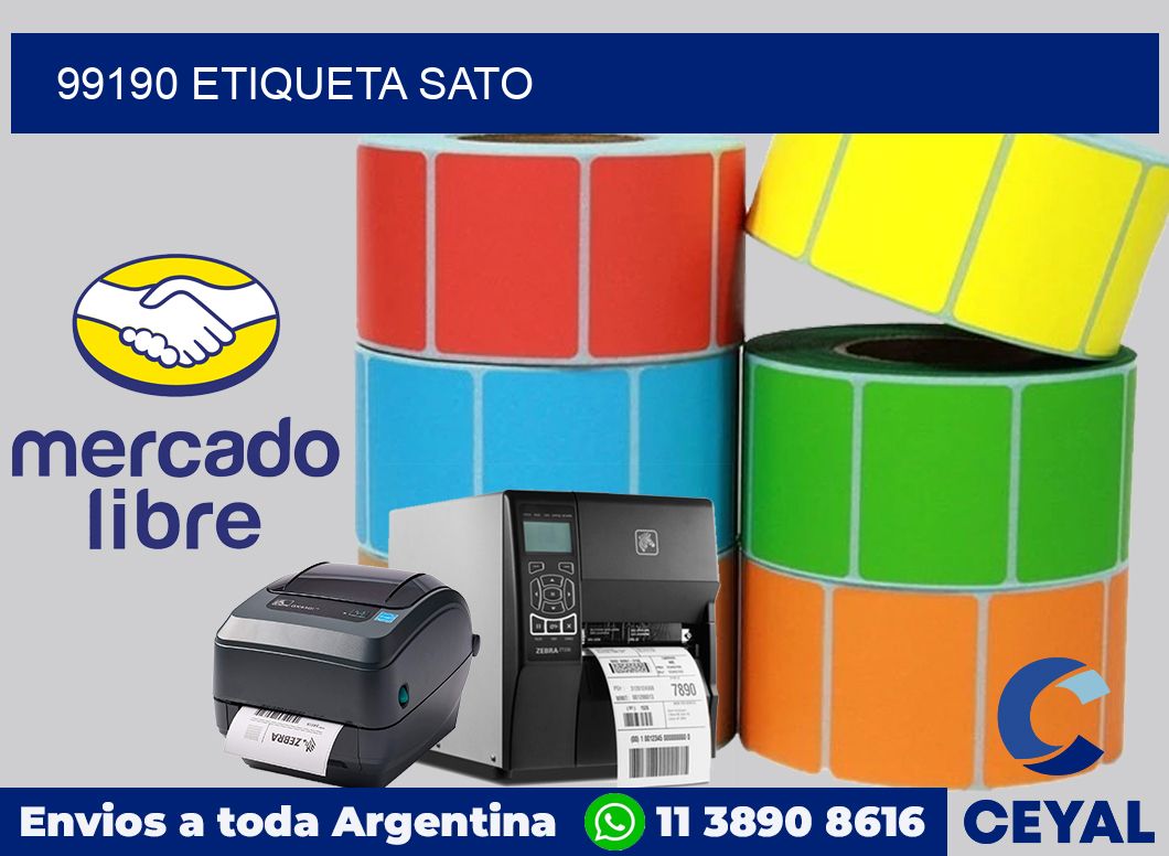 99190 etiqueta sato