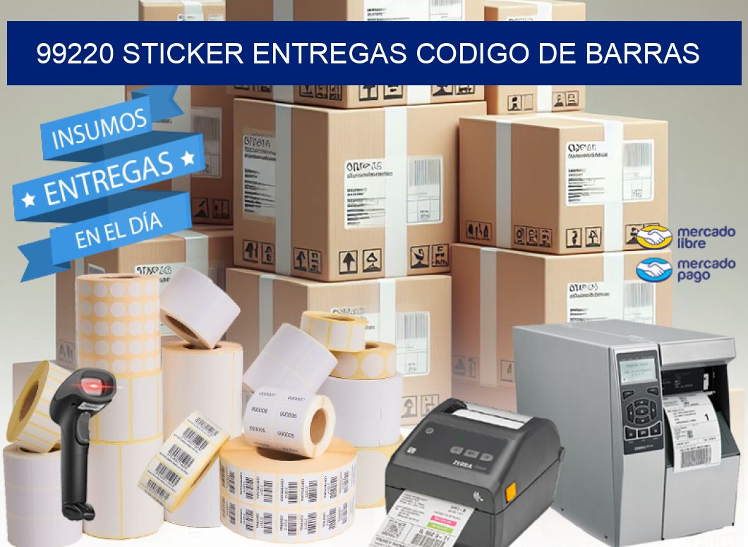99220 STICKER ENTREGAS CODIGO DE BARRAS