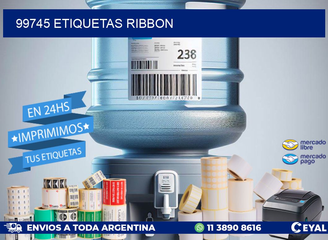 99745 ETIQUETAS RIBBON