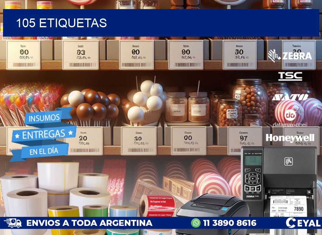 105 ETIQUETAS