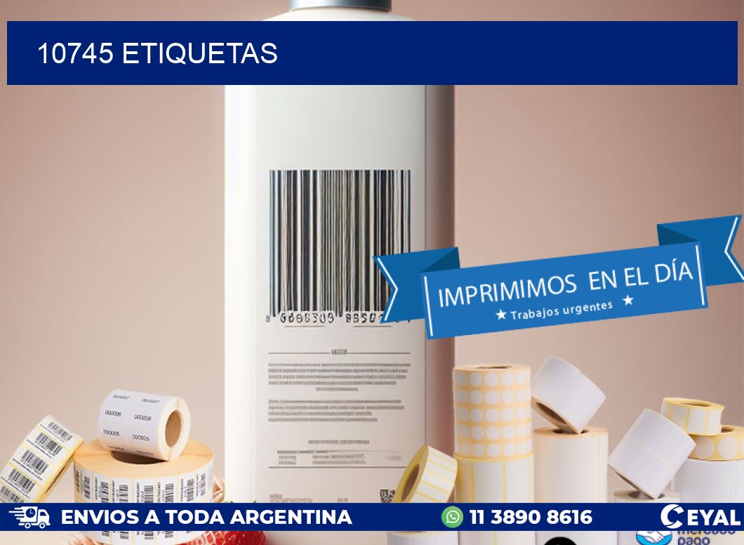 10745 ETIQUETAS
