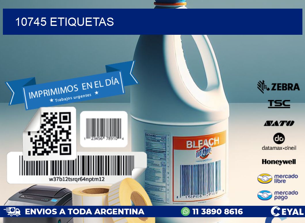10745 ETIQUETAS