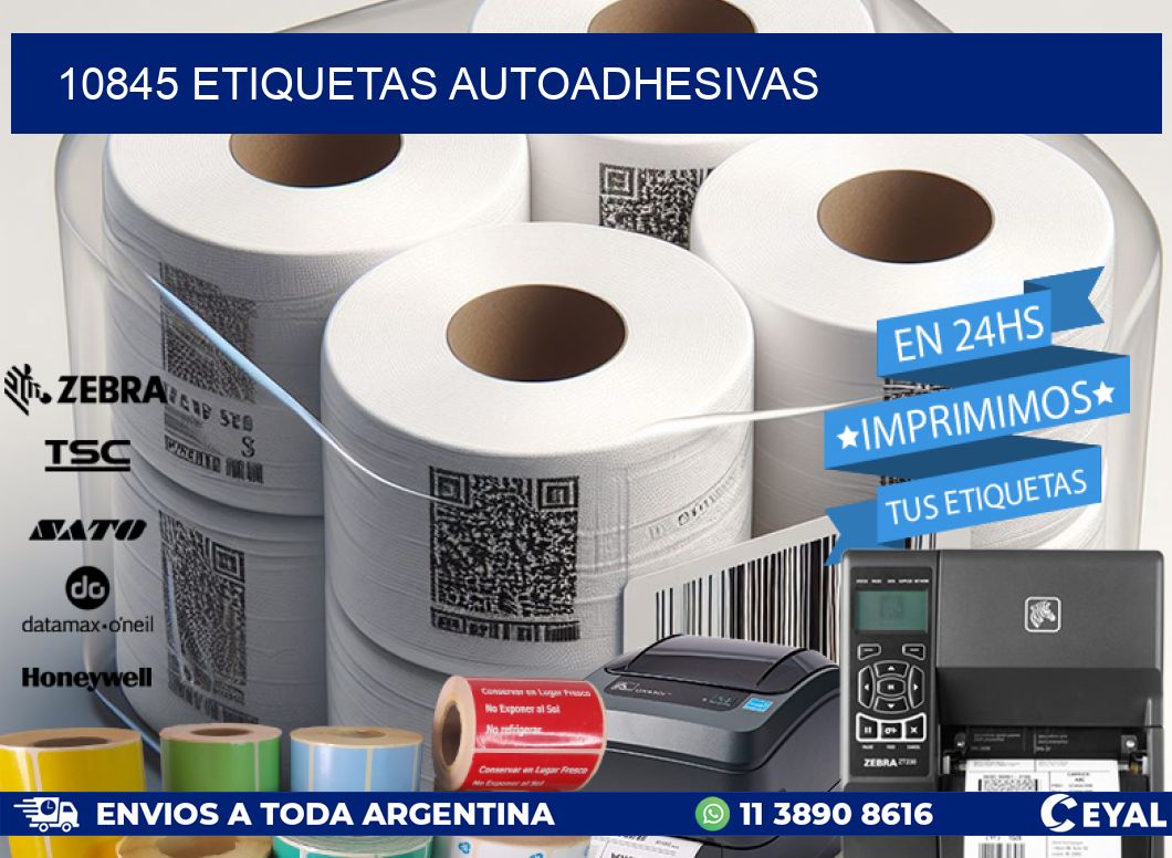 10845 ETIQUETAS AUTOADHESIVAS