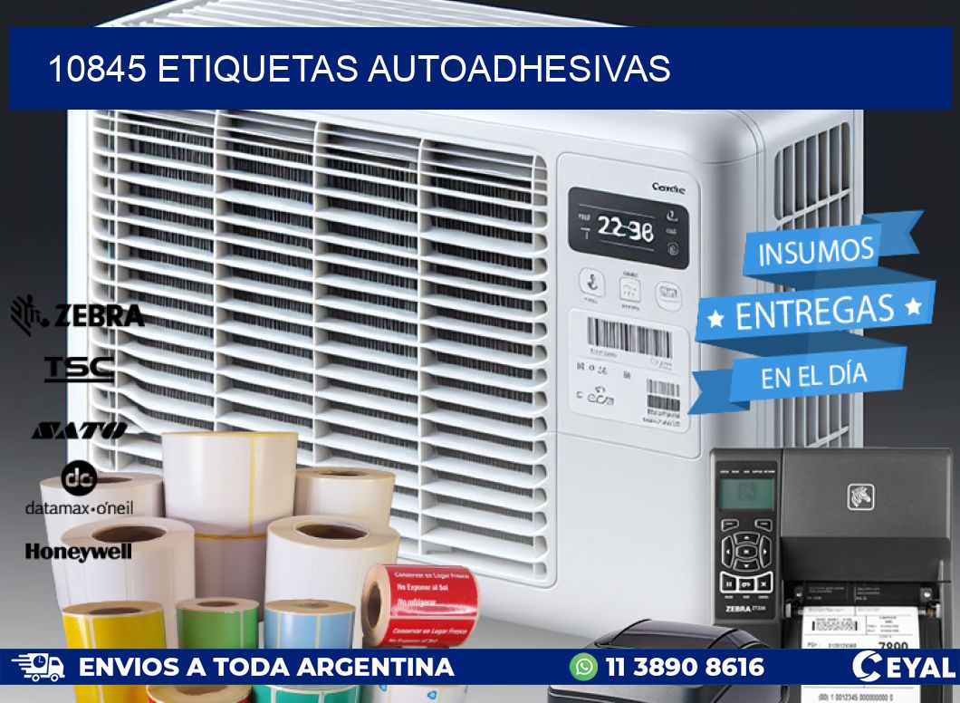10845 ETIQUETAS AUTOADHESIVAS