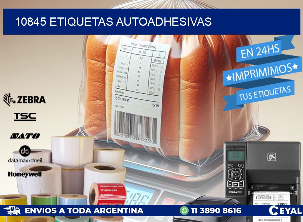 10845 ETIQUETAS AUTOADHESIVAS